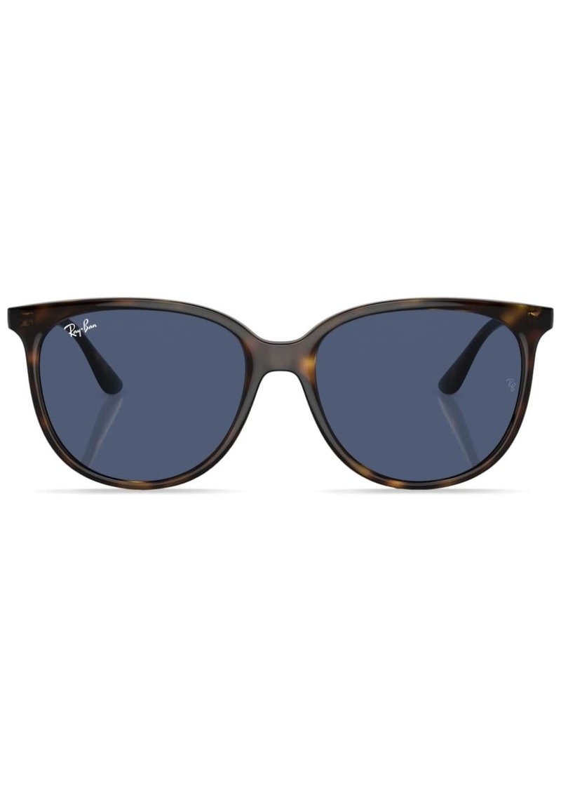 Ray-Ban tortoiseshell-effect square-frame sunglasses