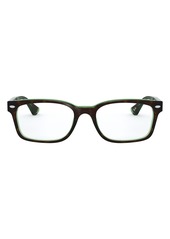 Ray-Ban 51mm Square Optical Glasses in Havana at Nordstrom