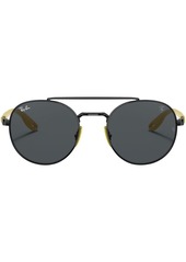 Ray-Ban x Ferrari round-frame sunglasses