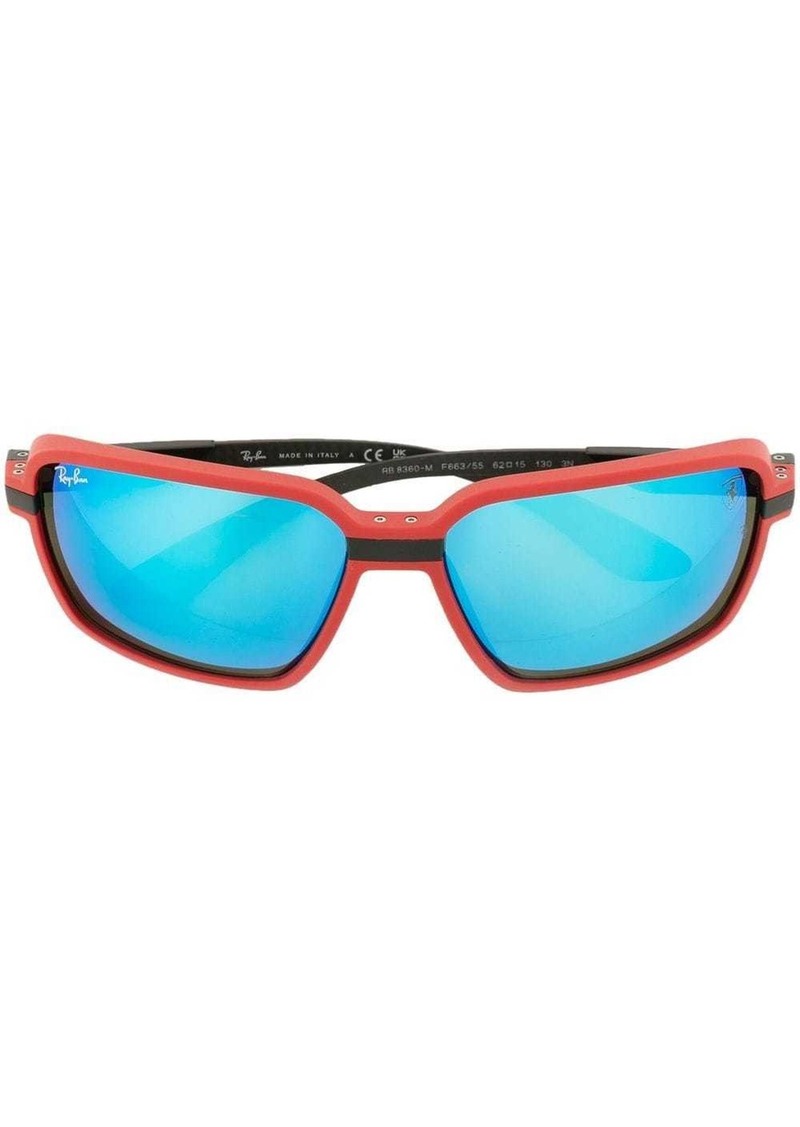 Ray-Ban x Scuderia Ferrari tinted sunglasses