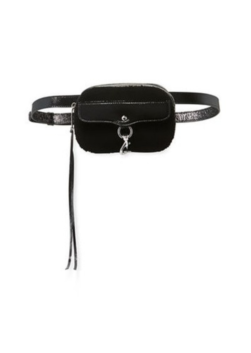 rebecca minkoff shearling belt bag