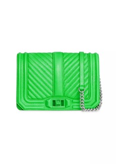 Rebecca Minkoff Chevron-Quilted Leather Crossbody Bag