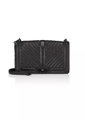 Rebecca Minkoff Chevron Quilted Leather Love Crossbody Bag