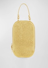 Rebecca Minkoff Crystal Studded Metallic Phone Crossbody Bag