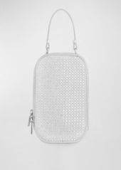 Rebecca Minkoff Crystal Studded Metallic Phone Crossbody Bag