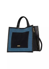 Rebecca Minkoff Darren Cotton & Leather Tote Bag