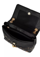 Rebecca Minkoff Edie Celestial Stud Leather Flap Shoulder Bag