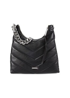 Rebecca Minkoff Edie Maxi Quilted Leather Hobo Bag