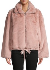 Rebecca Minkoff Full-Zip Faux Fur Jacket