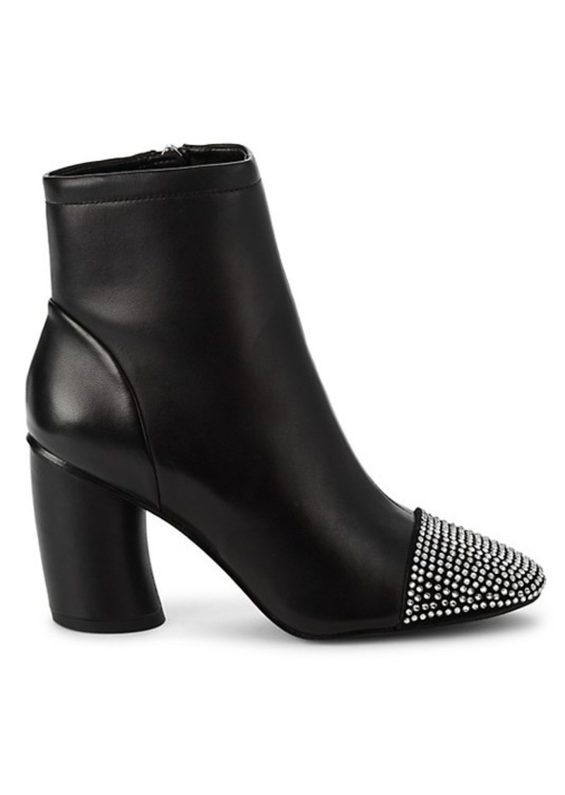 rebecca minkoff ilia metallic bootie