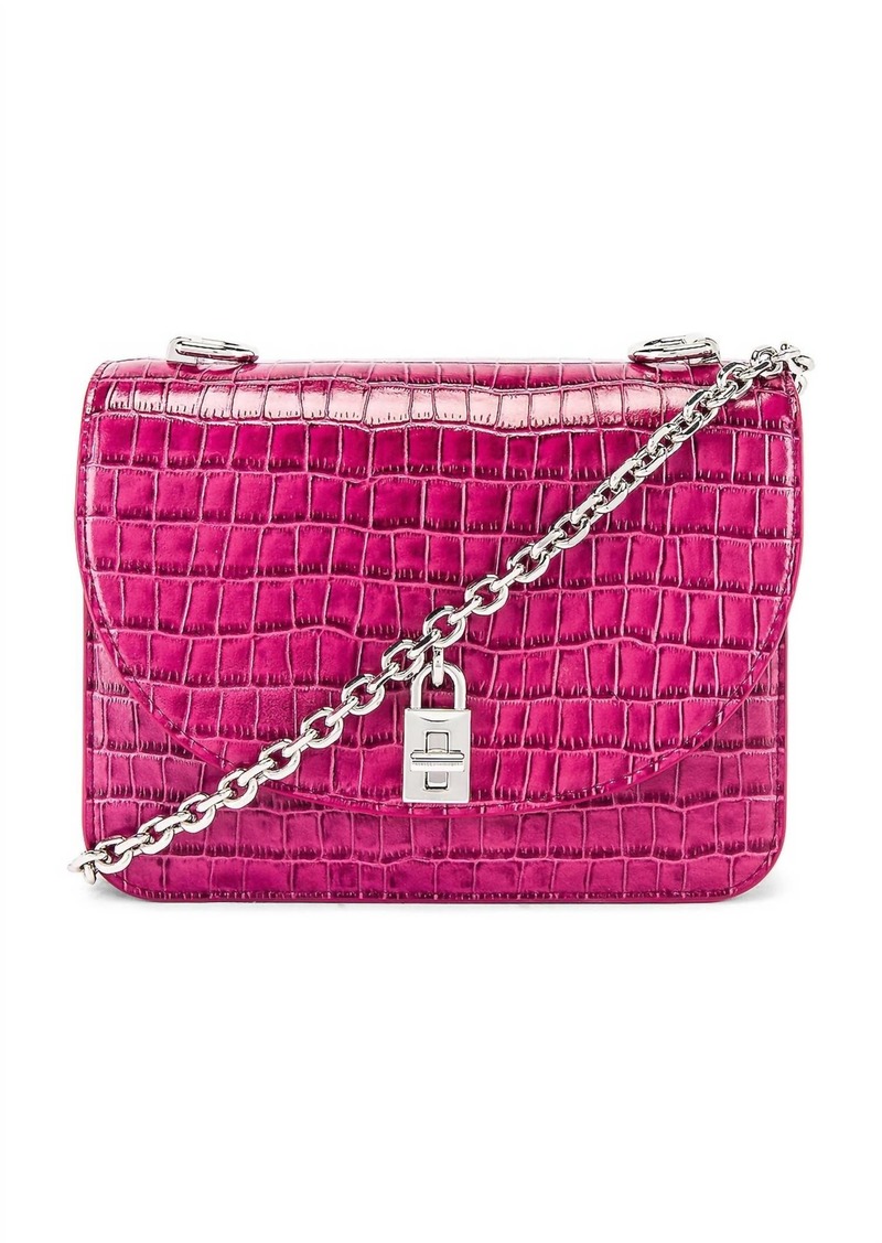 Rebecca Minkoff Love Too Crossbody In Dark Raspberry