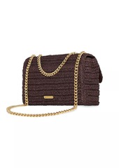 Rebecca Minkoff Medium Edie Raffia Crossbody Bag