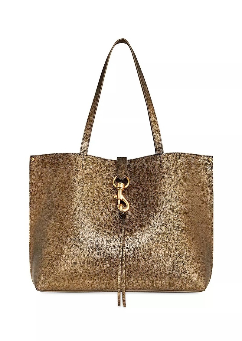 Rebecca Minkoff Megan Crackled Leather Tote