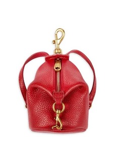 Rebecca Minkoff Mini Julian Leather Backpack Keychain