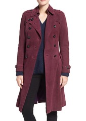 Rebecca Minkoff 'Amis' Double Breasted Suede Trench Coat