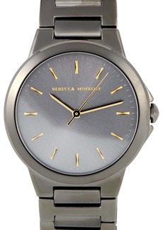 Rebecca Minkoff Cali Gray Ion-Plated Watch 2200306