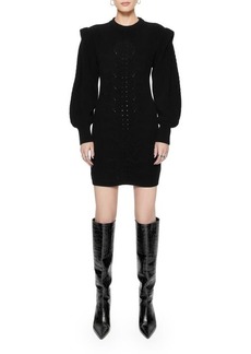 Rebecca Minkoff Daisy Long Sleeve Sweater Minidress