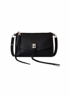 Rebecca Minkoff Darren Top Zip Crossbody Bag for Women – Versatile Women’s Crossbody Purse Soft Leather Handbag for Women Small Crossover Shoulder Purse
