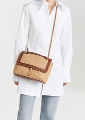 Rebecca Minkoff Edie Flap Shoulder with Woven Chain Strap