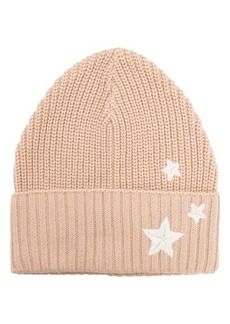 Rebecca Minkoff Embroidered Beanie in Dusty Pink at Nordstrom