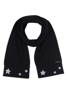 Rebecca Minkoff Embroidered Star Scarf in Black at Nordstrom