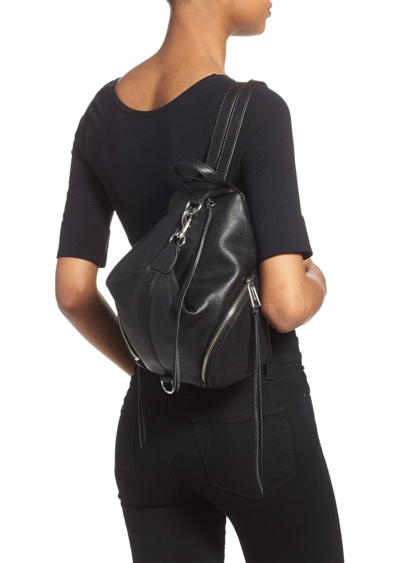 rebecca minkoff medium julian backpack black