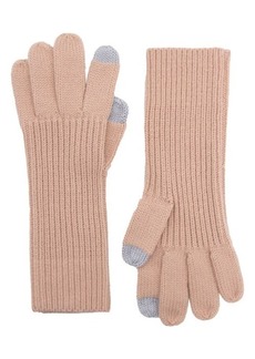 Rebecca Minkoff Milano Knit Gloves in Dusty Pink at Nordstrom