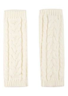 Rebecca Minkoff Mixed Cable Stitch Arm Warmers in Ecru at Nordstrom