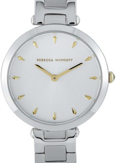 Rebecca Minkoff Nina Silver-Tone Bracelet Watch 2200276