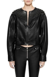 Rebecca Minkoff Ozzy Studded Leather Jacket