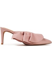 Rebecca Minkoff Woman Ruffle-trimmed Leather Mules Baby Pink
