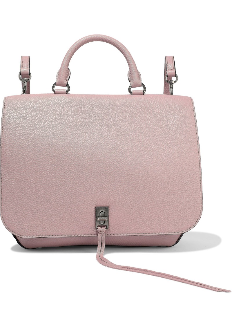 blush leather backpack