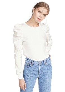Rebecca Minkoff Women's Janine Sweatshirt  Off White XXS