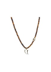 Rebecca Minkoff Semi Precious Charm Necklace w/ Shark Tooth