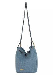 Rebecca Minkoff Soft Linen-Blend Bucket Bag