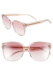 Rebecca Minkoff Jane1 57mm Sunglasses in Pink at Nordstrom
