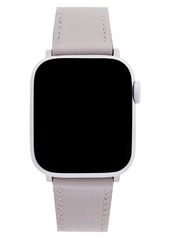 Rebecca Minkoff Leather Apple Watch(R) Strap in Jute at Nordstrom