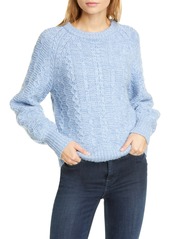 Rebecca Taylor Cable Knit Wool Blend Pullover
