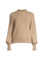 Rebecca Taylor Cashmere Mockneck Pullover Sweater