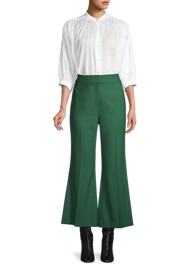 Rebecca Taylor Women's Cropped Flare Trouser