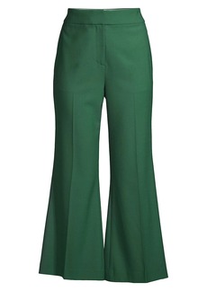 Rebecca Taylor Cavalry Twill Cropped Flare Pants