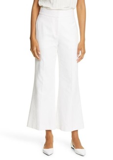 Rebecca Taylor Crop Wide Leg Pants in White at Nordstrom