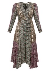Rebecca Taylor Louise floral-print georgette midi dress