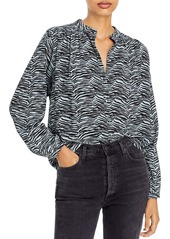 Rebecca Taylor Printed Button Front Shirt
