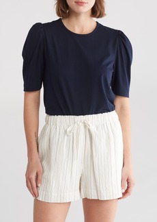 Rebecca Taylor Puff Sleeve T-Shirt in Navy at Nordstrom Rack