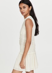Rebecca Taylor Ruched Lace Dress