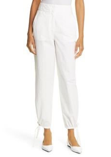Rebecca Taylor Tie Cuff Balloon Pants in Snow at Nordstrom