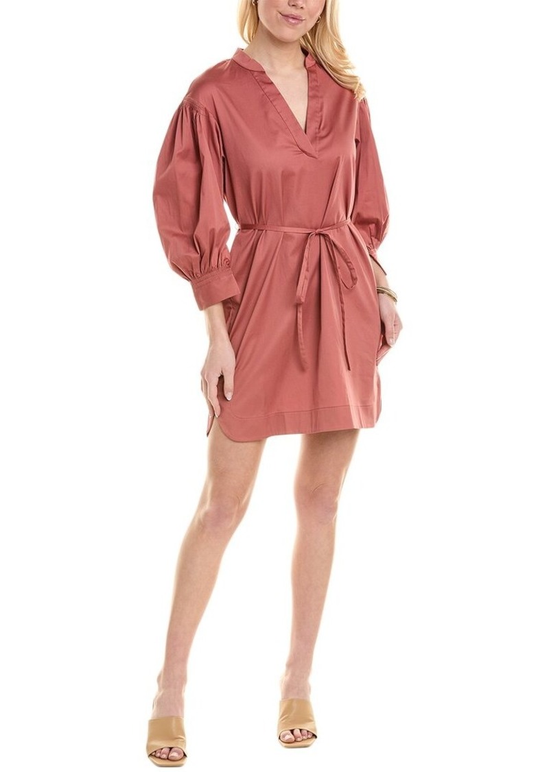 Rebecca Taylor Twill Belted Dress