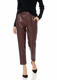 Rebecca Taylor Women's Faux Leather Track Pant