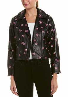 Rebecca Taylor Women's Floriana Leather Jacket